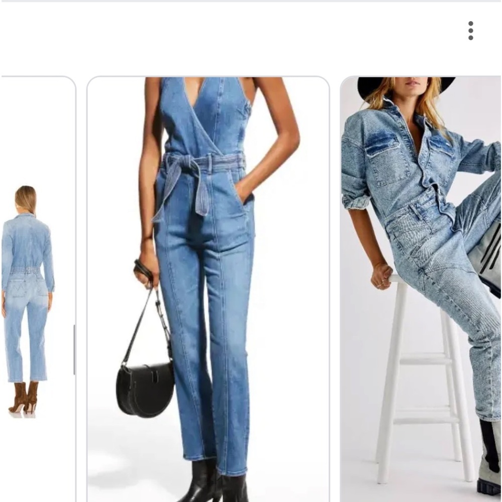 Mother denim jumpsuit